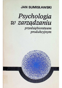 Psychologia w zarządzaniu