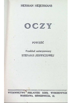Oczy 1927 r.