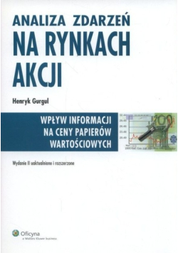 Analiza zdarzeń na rynkach akcji