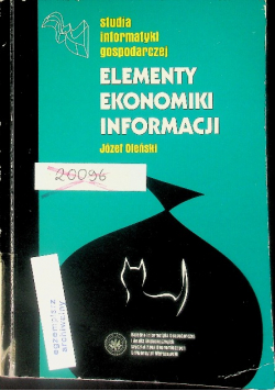 Elementy ekonomiki informacji