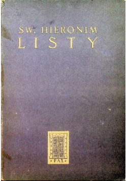 Hieronim Listy Tom I