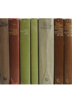 700 lat myśli Polskiej Tom 1 do 7