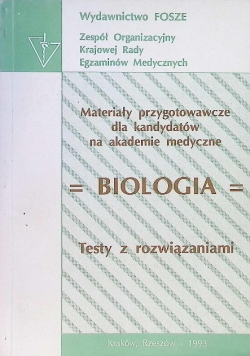 Biologia Testy z rozwiązaniami na medycynę