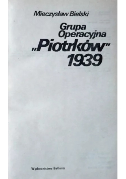 Grupa operacyjna Piotrków 1939