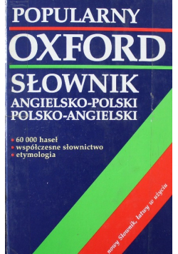 Popularny słownik angielsko polski polsko angielski