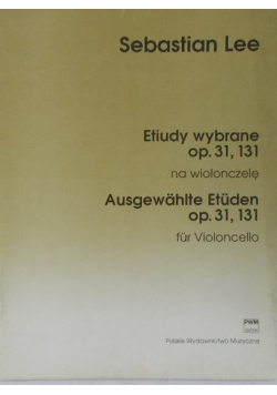 Etiudy wybrane na wiolonczelę op. 31, 131. Sebastian Lee