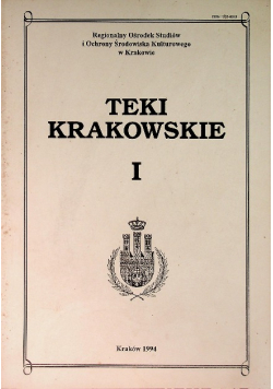 Teki Krakowskie Tom I