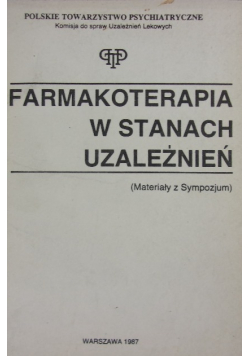 Farmakoterapia w stanach uzależnień