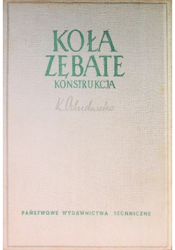 Koła zębate konstrukcja