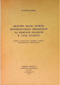 Bractwa Matki Boskiej wspomożycielki