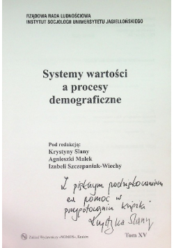 Systemy wartości a procesy demograficzne