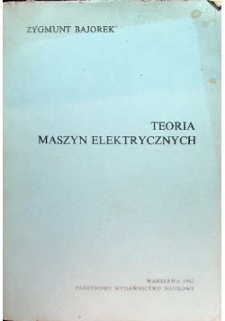 Teoria maszyn elektrycznych