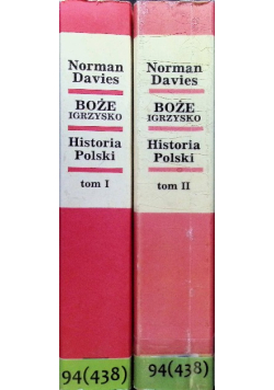 Boże igrzysko historia Polski Tom I-II