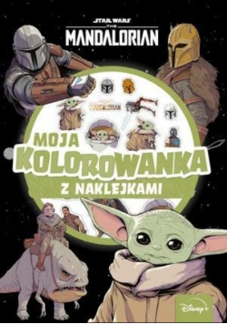 Moja kolorowanka z naklejkami Star Wars The Mandalorian