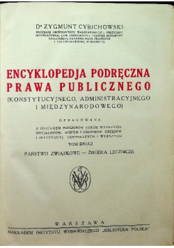 Encyklopedia podręczna prawa publicznego