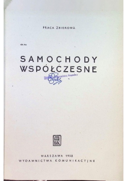 Samochody współczesne