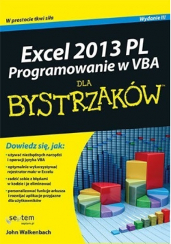 Excel 2013 PL Programowanie w VBA dla bystrzaków