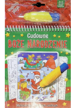 Cudowne Boże Narodzenie Malowanka z pisakiem
