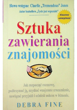 Sztuka zawierania znajomości