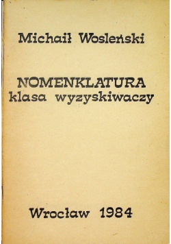 Nomenklatura