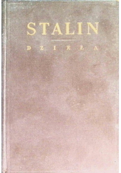 Stalin Dzieła Tom 5