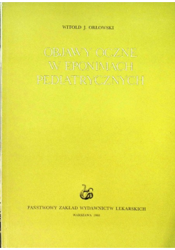 Objawy oczne w eponimach pediatrycznych