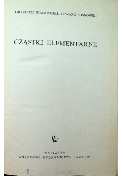 Cząstki elementarne