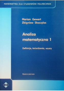 Analiza matematyczna 1 Definicje twierdzenia wzory