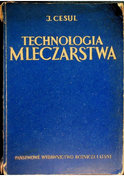 Technologia Mleczarstwa
