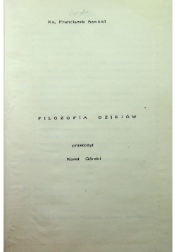 Filozofia dziejów