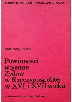 Powinności wojenne Żydów w Rzeczypospolitej