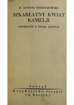 Szkarłatny kwiat Kamelji 1935 r.