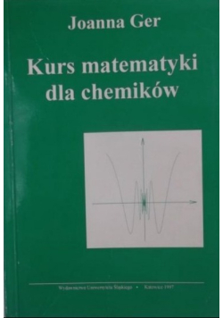Kurs matematyki dla chemików