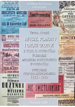 Afisze, plakaty i druki ulotne