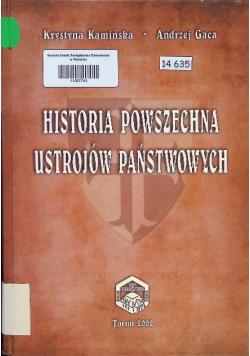 Historia powszechna ustrojów państwowych