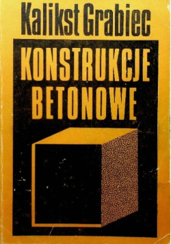 Konstrukcje betonowe