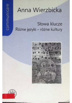 Słowa klucze Różne języki różne kultury
