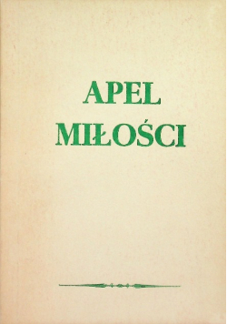 Apel miłosći