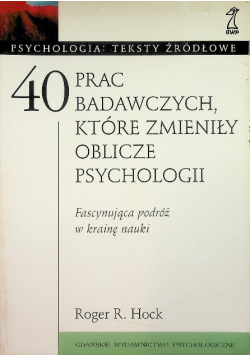 40 prac badawczych które zmieniły oblicze psychologii