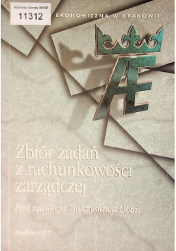 Zbiór zadań z rachunkowości zarządczej