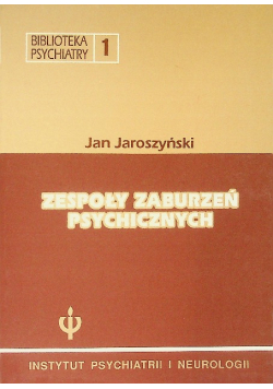 Zespoły zaburzeń psychicznych