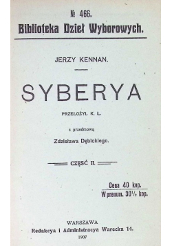 Syberia Tom II 1907r.