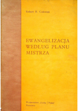 Ewangelizacja według planu mistrza
