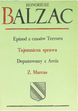 Epizod z czasów Terroru tajemnicza sprawa Deputowany z Arcis