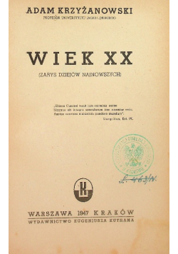Wiek XX, 1947 r.