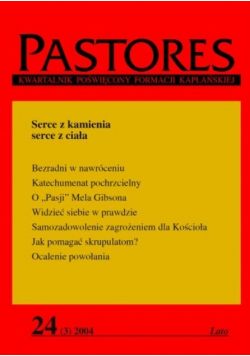 Pastores kwartalnik poświęcony formacji kapłańskiej Nr 24 / 04
