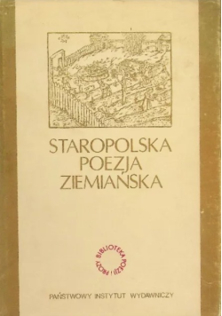 Staropolska Poezja Ziemiańska