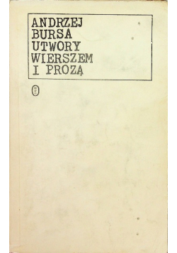 Utwory Wierszem i Prozą