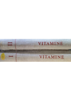 Vitamine. Chemie und Biochemie. Band I und II