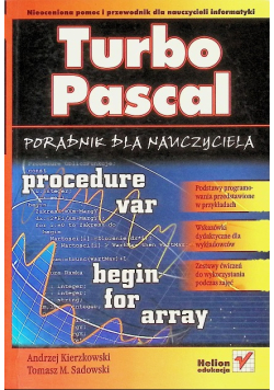 Turbo pascal poradnik dla nauczyciela